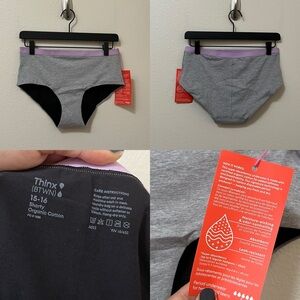 •THINX• Thinx (BTWN) Shorty Organic Cotton Period Underwear Super Absorbency